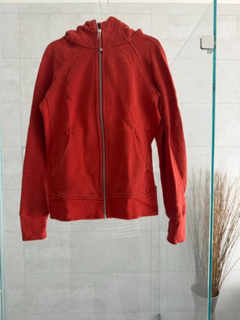 Scuba Full Zip Sweater Color Red Rock Size 6